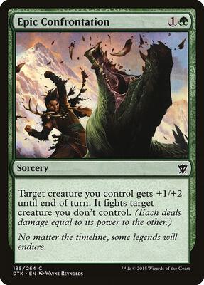 Epic Confrontation card from Dragons of Tarkir