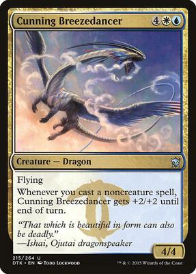 Cunning Breezedancer card from Dragons of Tarkir