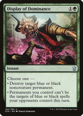 Display of Dominance card from Dragons of Tarkir