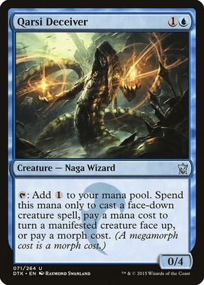 Qarsi Deceiver card from Dragons of Tarkir