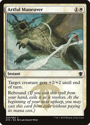 Artful Maneuver card from Dragons of Tarkir