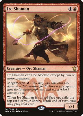 Ire Shaman card from Dragons of Tarkir
