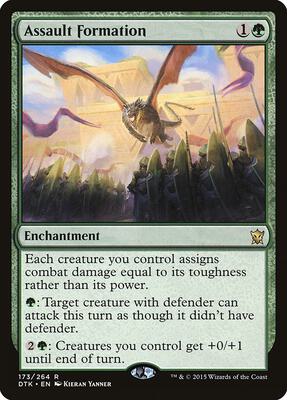 Assault Formation card from Dragons of Tarkir