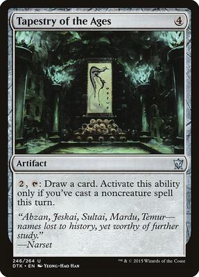 Tapestry of the Ages card from Dragons of Tarkir