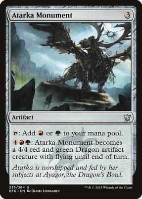 Atarka Monument card from Dragons of Tarkir