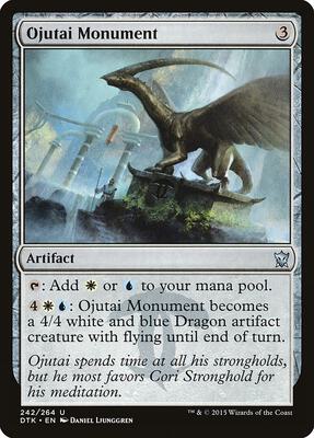 Ojutai Monument card from Dragons of Tarkir