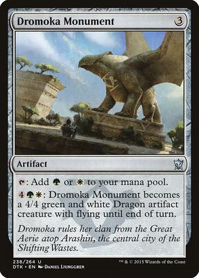 Dromoka Monument card from Dragons of Tarkir