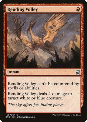Rending Volley card from Dragons of Tarkir