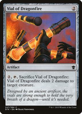 Vial of Dragonfire card from Dragons of Tarkir