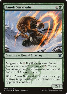 Ainok Survivalist card from Dragons of Tarkir