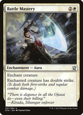 Battle Mastery card from Dragons of Tarkir