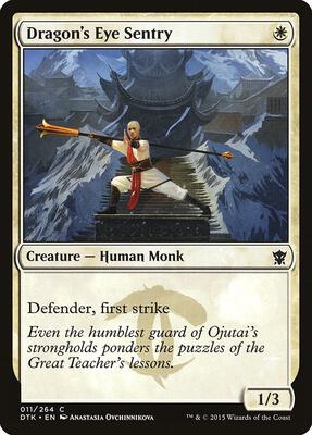 Dragon's Eye Sentry card from Dragons of Tarkir