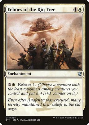 Echoes of the Kin Tree card from Dragons of Tarkir