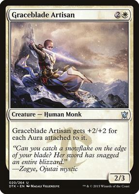 Graceblade Artisan card from Dragons of Tarkir