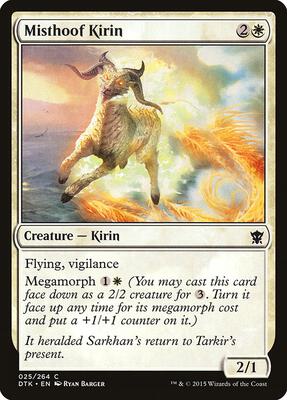 Misthoof Kirin card from Dragons of Tarkir