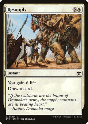 Resupply card from Dragons of Tarkir