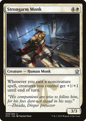 Strongarm Monk card from Dragons of Tarkir