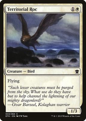 Territorial Roc card from Dragons of Tarkir