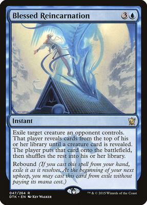 Blessed Reincarnation card from Dragons of Tarkir