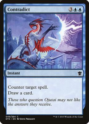 Contradict card from Dragons of Tarkir