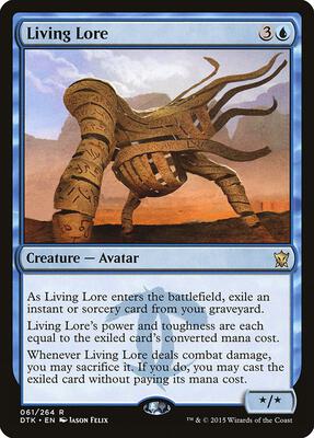 Living Lore card from Dragons of Tarkir