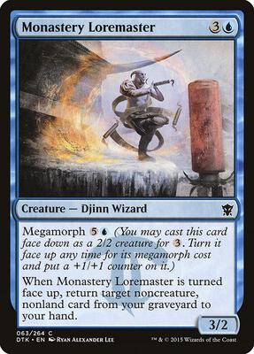 Monastery Loremaster card from Dragons of Tarkir