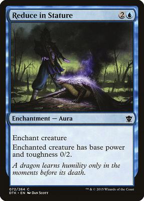 Reduce in Stature card from Dragons of Tarkir