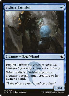 Sidisi's Faithful card from Dragons of Tarkir