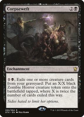 Corpseweft card from Dragons of Tarkir