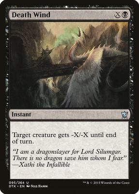 Death Wind card from Dragons of Tarkir