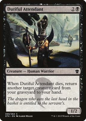 Dutiful Attendant card from Dragons of Tarkir