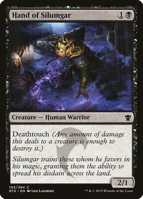 Hand of Silumgar card from Dragons of Tarkir