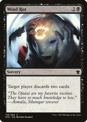 Mind Rot card from Dragons of Tarkir