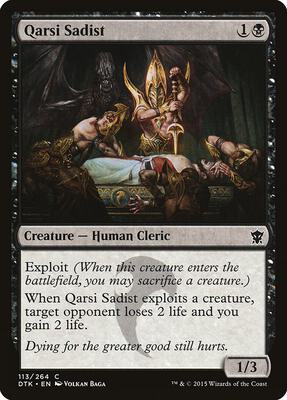 Qarsi Sadist card from Dragons of Tarkir