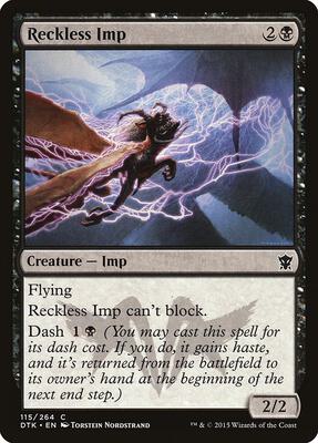 Reckless Imp card from Dragons of Tarkir
