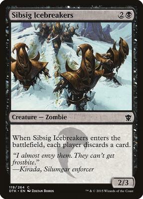 Sibsig Icebreakers card from Dragons of Tarkir
