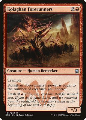 Kolaghan Forerunners card from Dragons of Tarkir