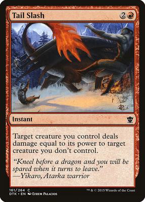 Tail Slash card from Dragons of Tarkir