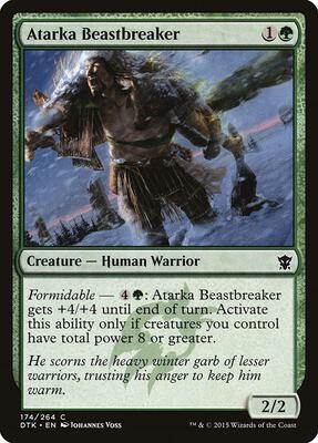Atarka Beastbreaker card from Dragons of Tarkir