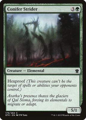 Conifer Strider card from Dragons of Tarkir