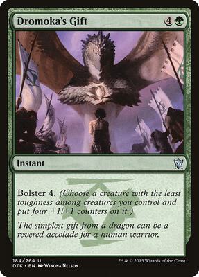 Dromoka's Gift card from Dragons of Tarkir