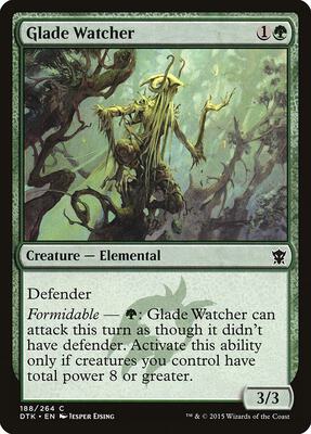 Glade Watcher card from Dragons of Tarkir