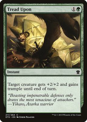 Tread Upon card from Dragons of Tarkir