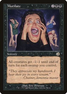 Mutilate card from Torment