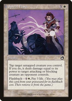 Spirit Flare card from Torment