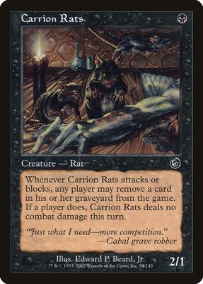 Carrion Rats card from Torment