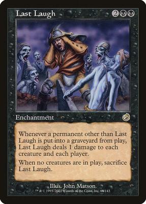 Last Laugh card from Torment