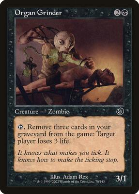 Organ Grinder card from Torment