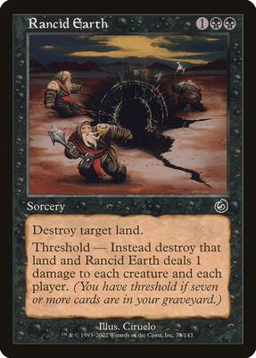 Rancid Earth card from Torment