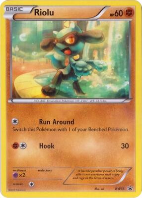 Riolu - BW33 card from Black and White Promos